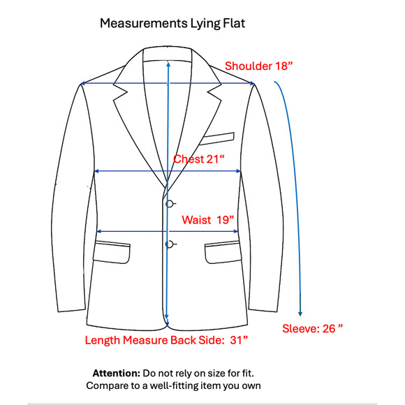Vintage Fratelli Uomo 40-42L Gray Muted Cobalt Blue Stripe Blazer Flannel Finish - Picture 10 of 15